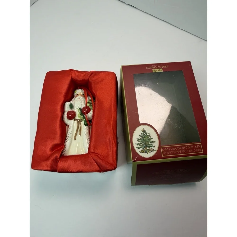 Spode Christmas Tree Santa Ornament 4